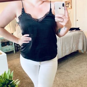 Black lace Cami